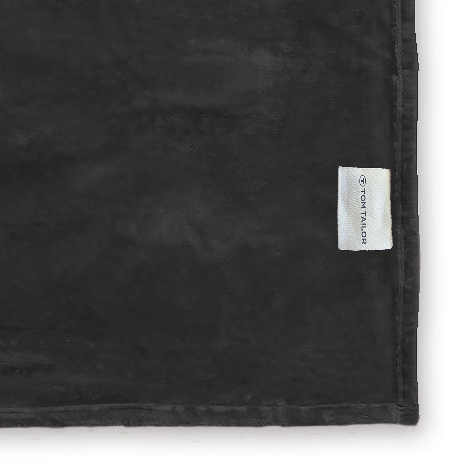 Tom Tailor Couverture en laine polaire Angorina - Noir 6 Tom Tailor Couverture en laine polaire Angorina - Noir – Image 4