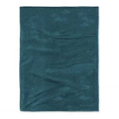 Tom Tailor Couverture en laine polaire Angorina - Bleu pétrole