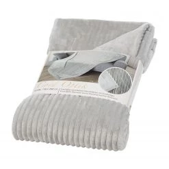 Gözze Plaid Cord - Tissu - Galet -France Couvertures Soldes Boutique 1000133666 180927 14172330 GALLERYIMAGES P000000001000133666