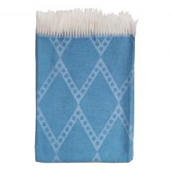 Aranda Plaid Melody Persia - Tissu - Bleu jean