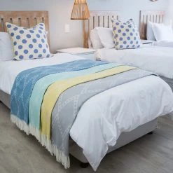 Aranda Plaid Melody Persia - Tissu - Bleu jean -France Couvertures Soldes Boutique 1000150558 190125 10173000007 MOOD GALLERYIMAGES P000000001000150558 mood