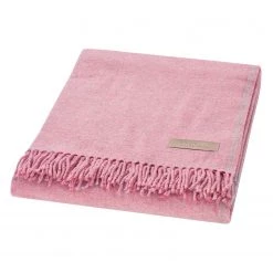 Proflax Plaid Cloud - Laine / Tissu mélangé - Rose