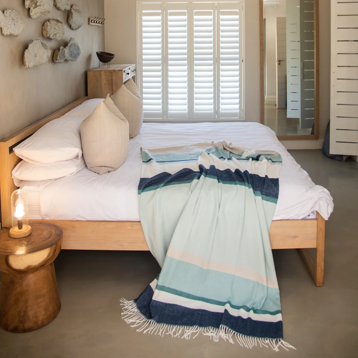 Aranda Plaid Melody Hyde Park - Acrylique extra doux - Turquoise 4 Aranda Plaid Melody Hyde Park - Acrylique extra doux - Turquoise – Image 2