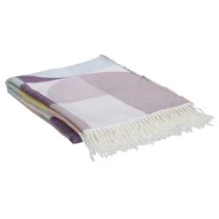 Aranda Plaid Bella Vita Bauhaus - Acrylique extra doux - Mauve