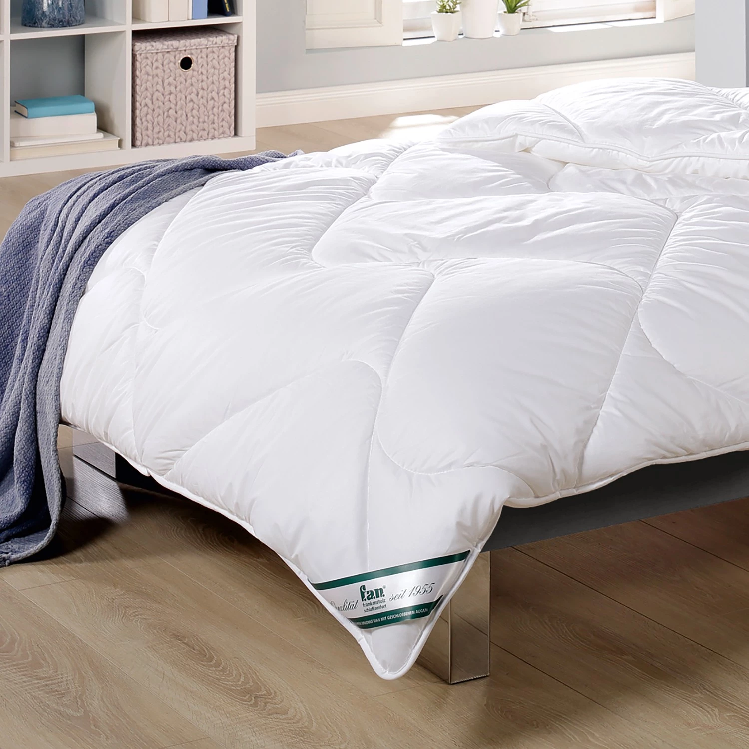 F.a.n. Couette Dacron - Coton / Polyester - Blanc - 155 x 220 cm 5 F.a.n. Couette Dacron - Coton / Polyester - Blanc - 155 x 220 cm – Image 3