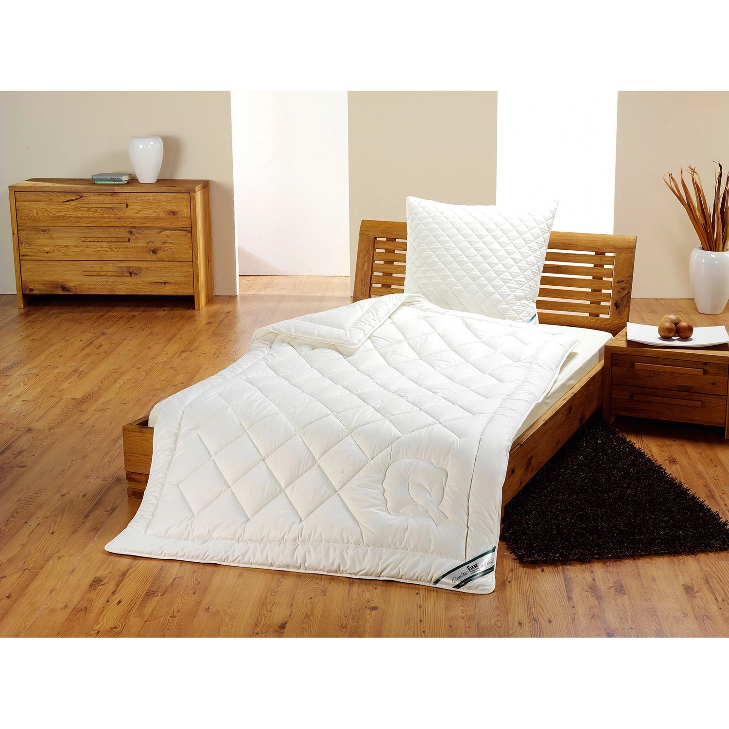 F.a.n. Couette fine en coton kbA - Coton - Blanc - 135 x 200 cm 4 F.a.n. Couette fine en coton kbA - Coton - Blanc - 135 x 200 cm – Image 2