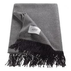 Schöner Wohnen Kollektion Plaid Luxery - Tissu mélangé - Gris