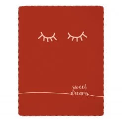 Magma-Heimtex Plaid Sweet Dreams - Tissu mélangé - Rouille