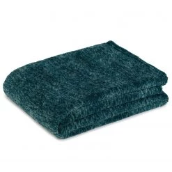 Gözze Plaid Alaska - Polyester - Bleu pétrole