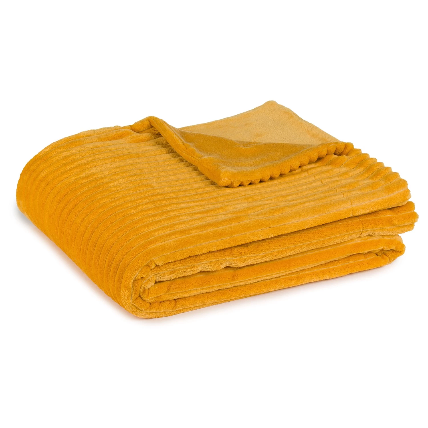 Gözze Plaid Cord - Polyester - Jaune moutarde 4 Gözze Plaid Cord - Polyester - Jaune moutarde – Image 2