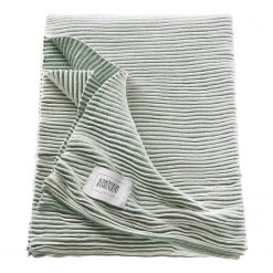 Schöner Wohnen Kollektion Plaid Liv - Coton - Menthe - 130 x 170 cm