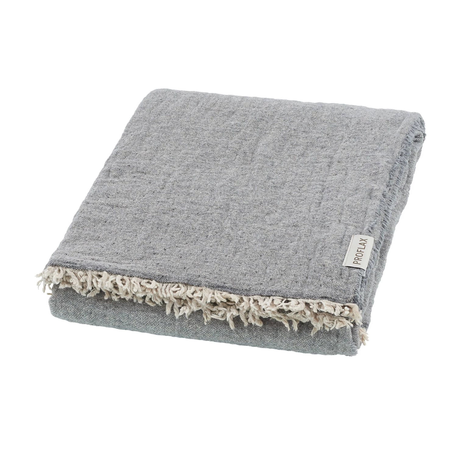 Proflax Plaid Franky - Tissu mélangé - Argenté 3 Proflax Plaid Franky - Tissu mélangé - Argenté