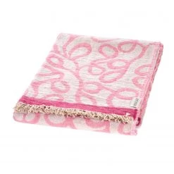 Proflax Plaid Salto - Tissu mélangé - Rose