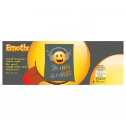 Herding Plaid Emot!x! - Microfibre - Gris / Jaune -France Couvertures Soldes Boutique 1000248315 220719 060 DETAILS P000000001000248315