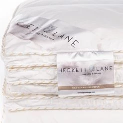 Heckett & Lane Couette double en duvet 4 saisons Gold - Coton / Duvet d’oie - Blanc - 140 x 220 cm -France Couvertures Soldes Boutique 1000255669 210330 15492800043 DETAILS P000000001000255669