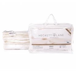 Heckett & Lane Couette double 4 saisons Gold - Fibres creuses - Blanc - 140 x 220 cm -France Couvertures Soldes Boutique 1000255678 210330 15493400098 DETAILS P000000001000255678