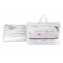 Heckett & Lane Couette simple 4 saisons Platinum - Fibre Memo Fresh - Blanc - 260 x 220 cm -France Couvertures Soldes Boutique 1000255688 210330 15493700135 DETAILS P000000001000255688