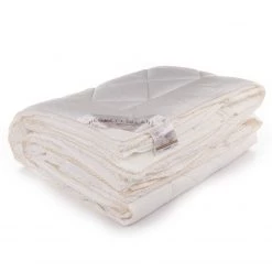 Heckett & Lane Couette simple 4 saisons Gold - Fibres creuses - Blanc - 260 x 220 cm