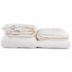 Heckett & Lane Couette simple 4 saisons Gold - Fibres creuses - Blanc - 260 x 220 cm -France Couvertures Soldes Boutique 1000255689 210330 15493800138 DETAILS P000000001000255689