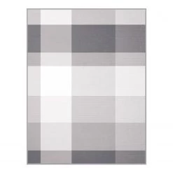 Biederlack Plaid Timeless - Tissu mélangé - Gris - 150 x 200 cm