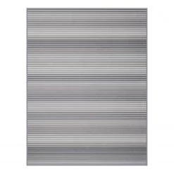 Biederlack Plaid Lines - Tissu mélangé - Gris - 180 x 220 cm