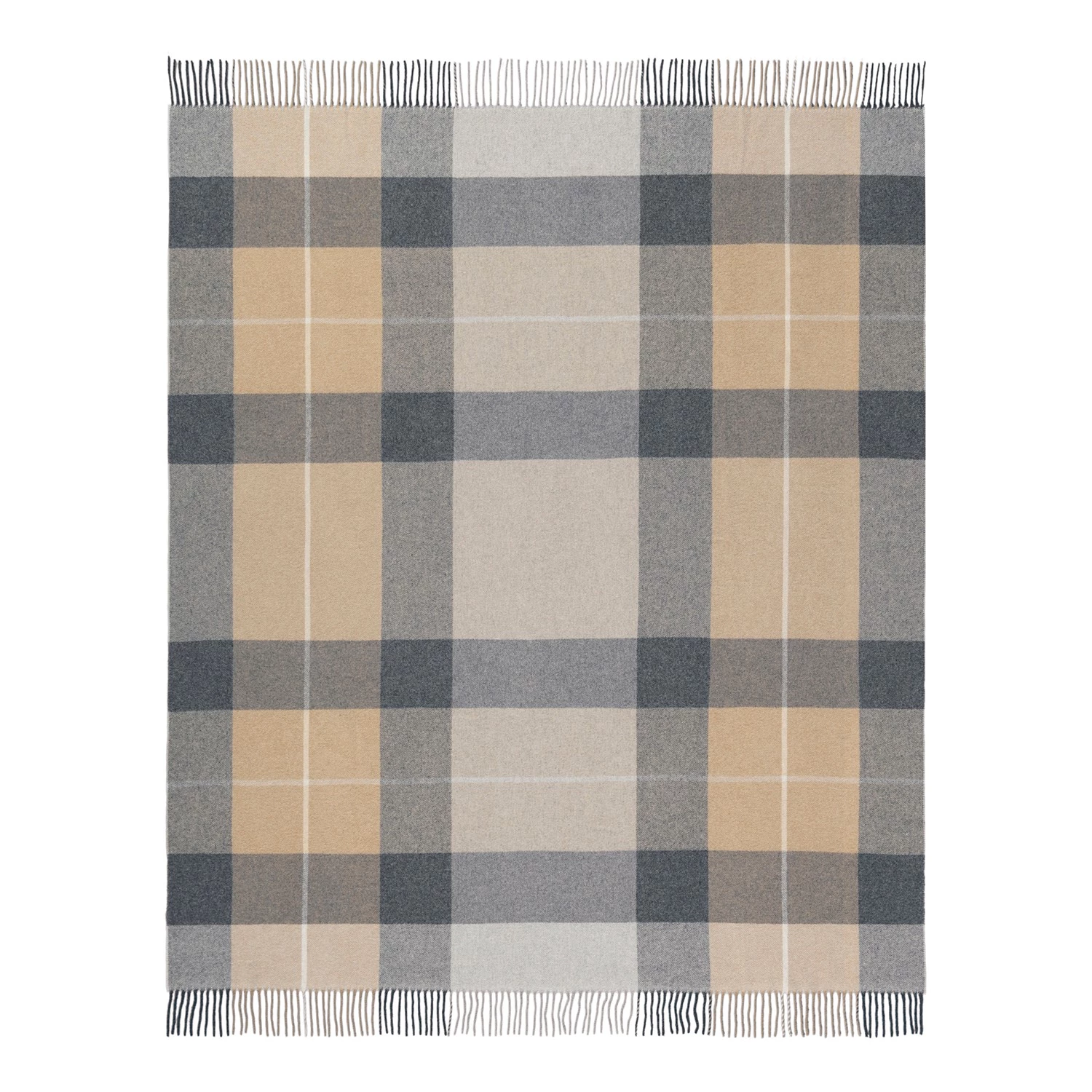 Biederlack Plaid Quito - Laine - Gris 3 Biederlack Plaid Quito - Laine - Gris