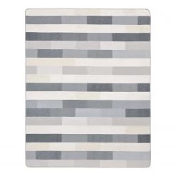 Biederlack Plaid Interlocked - Coton / Polyester - Gris