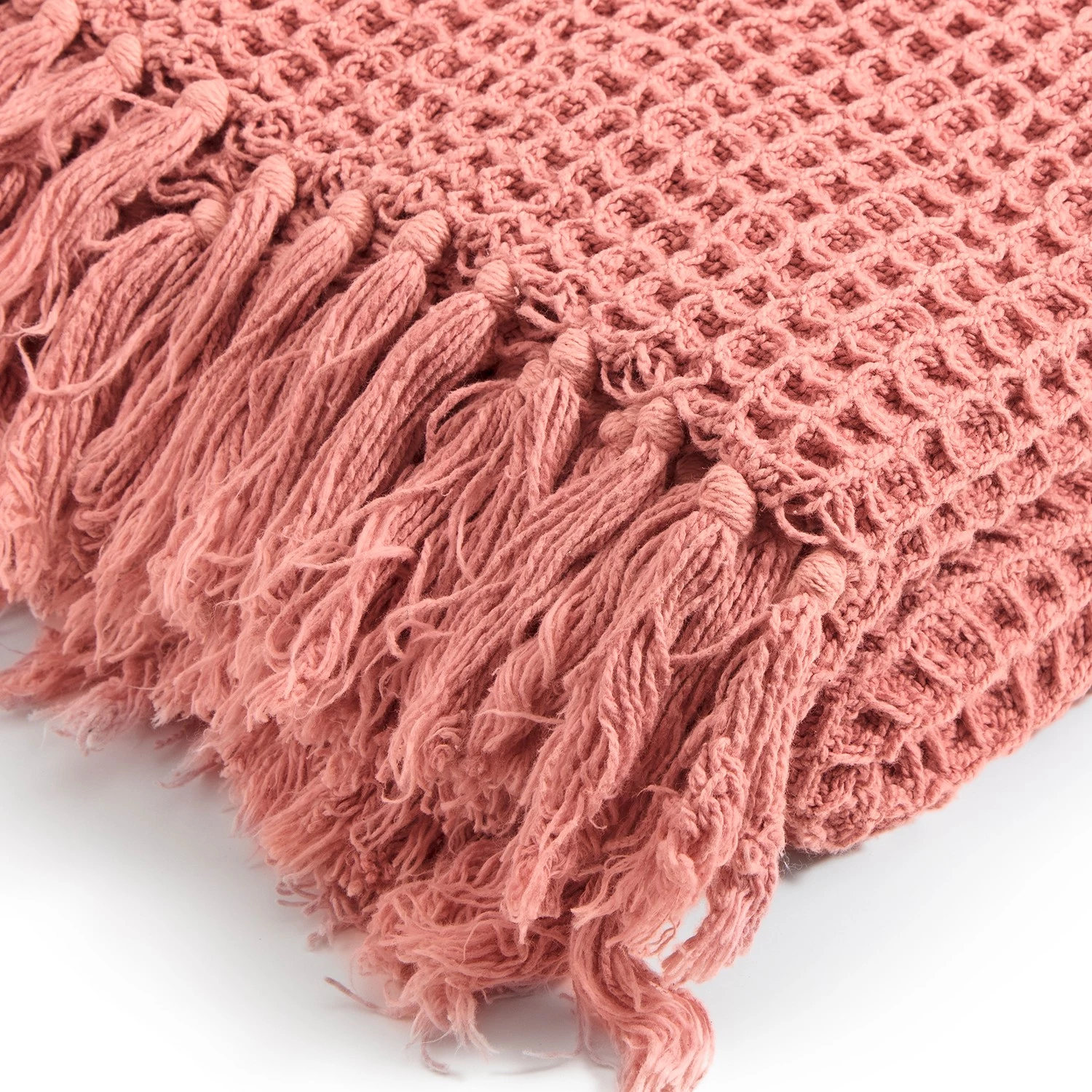 Magma-Heimtex Plaid Waffle - Orange 6 Magma-Heimtex Plaid Waffle - Orange – Image 4