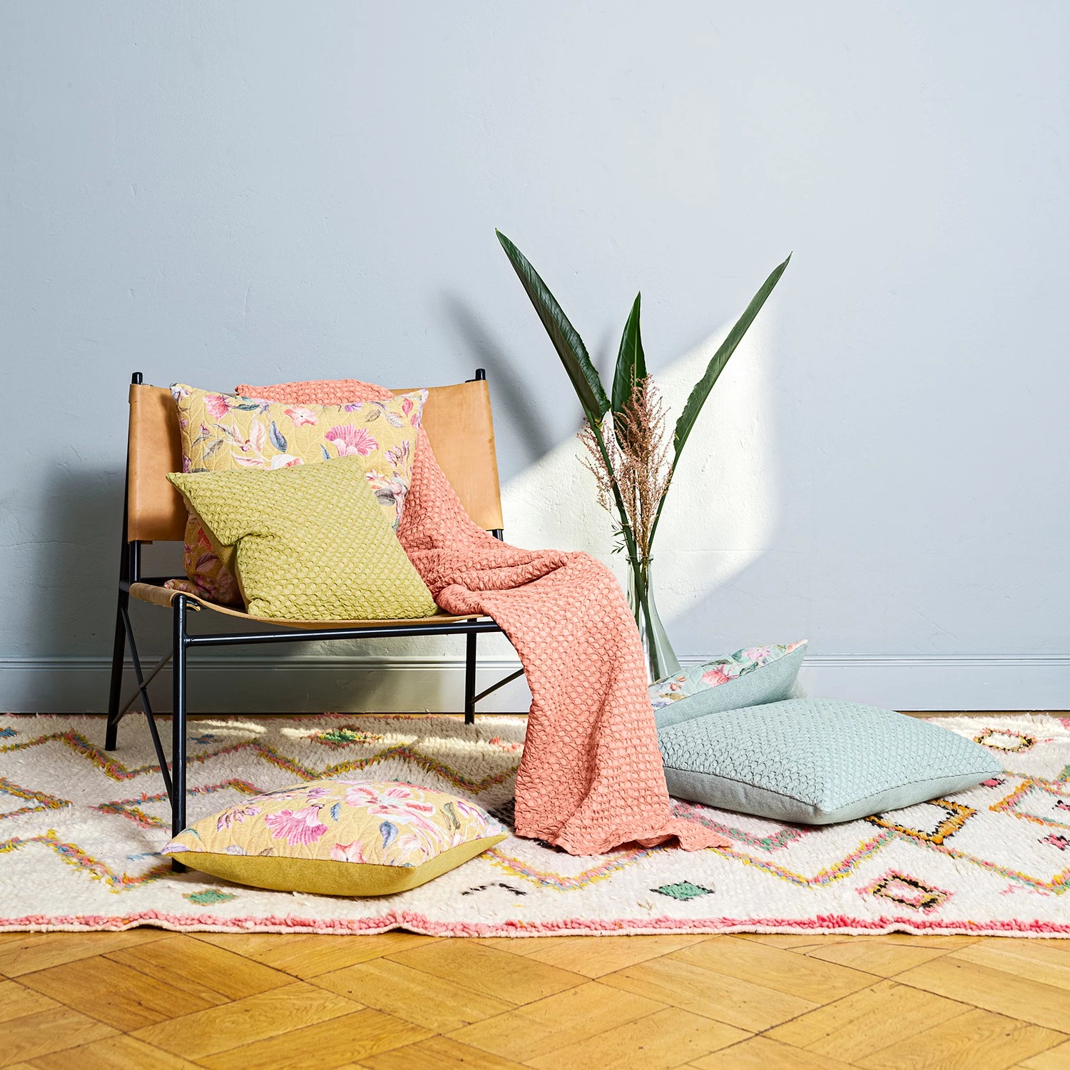 Magma-Heimtex Plaid Kalea - Citron 4 Magma-Heimtex Plaid Kalea - Citron – Image 2