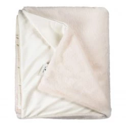 Tom Tailor Plaid Natural Fur - Polyester - Crème