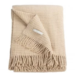 Esprit Home Plaid Milo - Coton / Polyester - Beige