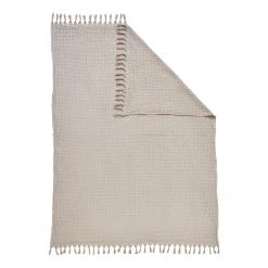 Done.® Plaid Ella - Coton - Taupe -France Couvertures Soldes Boutique 1000287418 210824 11541800006 DETAILS P000000001000287418