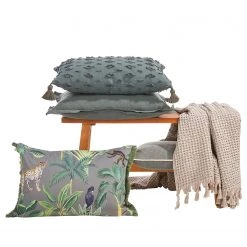 Done.® Plaid Ella - Coton - Taupe -France Couvertures Soldes Boutique 1000287418 210824 11541800010 DETAILS P000000001000287418