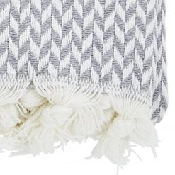 Done.® Plaid Elena - Tissu mélangé - Argenté -France Couvertures Soldes Boutique 1000287437 210824 11562700044 DETAILS P000000001000287437