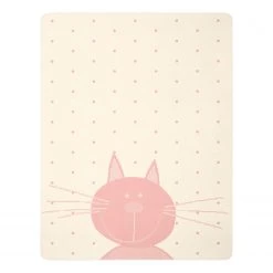 Biederlack Plaid Lovely & Sweet Kitty - Tissu mélangé - Rose / Blanc -France Couvertures Soldes Boutique 1000292834 210916 13004000027 DETAILS P000000001000292834