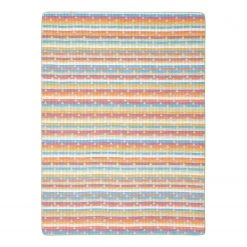 Biederlack Plaid Lovely & Sweet Triomino - Tissu mélangé - Gris / Multicolore