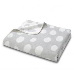 Biederlack Plaid Lovely & Sweet Taps - Coton / Polyester - Gris -France Couvertures Soldes Boutique 1000292843 210916 13004000053 DETAILS P000000001000292843