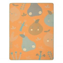 Biederlack Plaid Lovely & Sweet Fruits II - Tissu mélangé - Orange / Multicolore