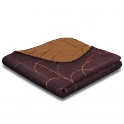 Biederlack Plaid Ontario - Tissu mélangé - Violet / Beige -France Couvertures Soldes Boutique 1000292874 210916 13004100108 DETAILS P000000001000292874