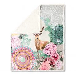 HIP Plaid Erlenda - Velours de polyester - Multicolore