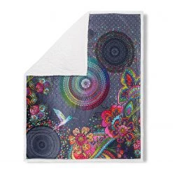 HIP Plaid Iniga - Velours de polyester - Gris