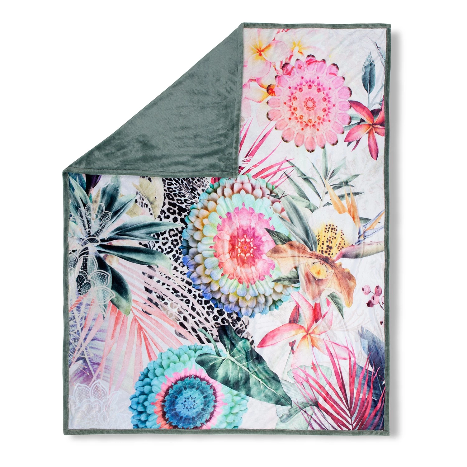 HIP Plaid Verda - Velours de polyester - Multicolore 3 HIP Plaid Verda - Velours de polyester - Multicolore