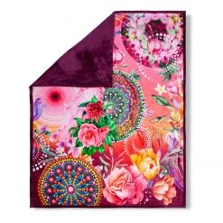 HIP Plaid Nevine - Velours de polyester - Multicolore