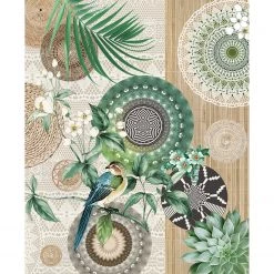 HIP Plaid Tonrar - Velours de polyester - Sable