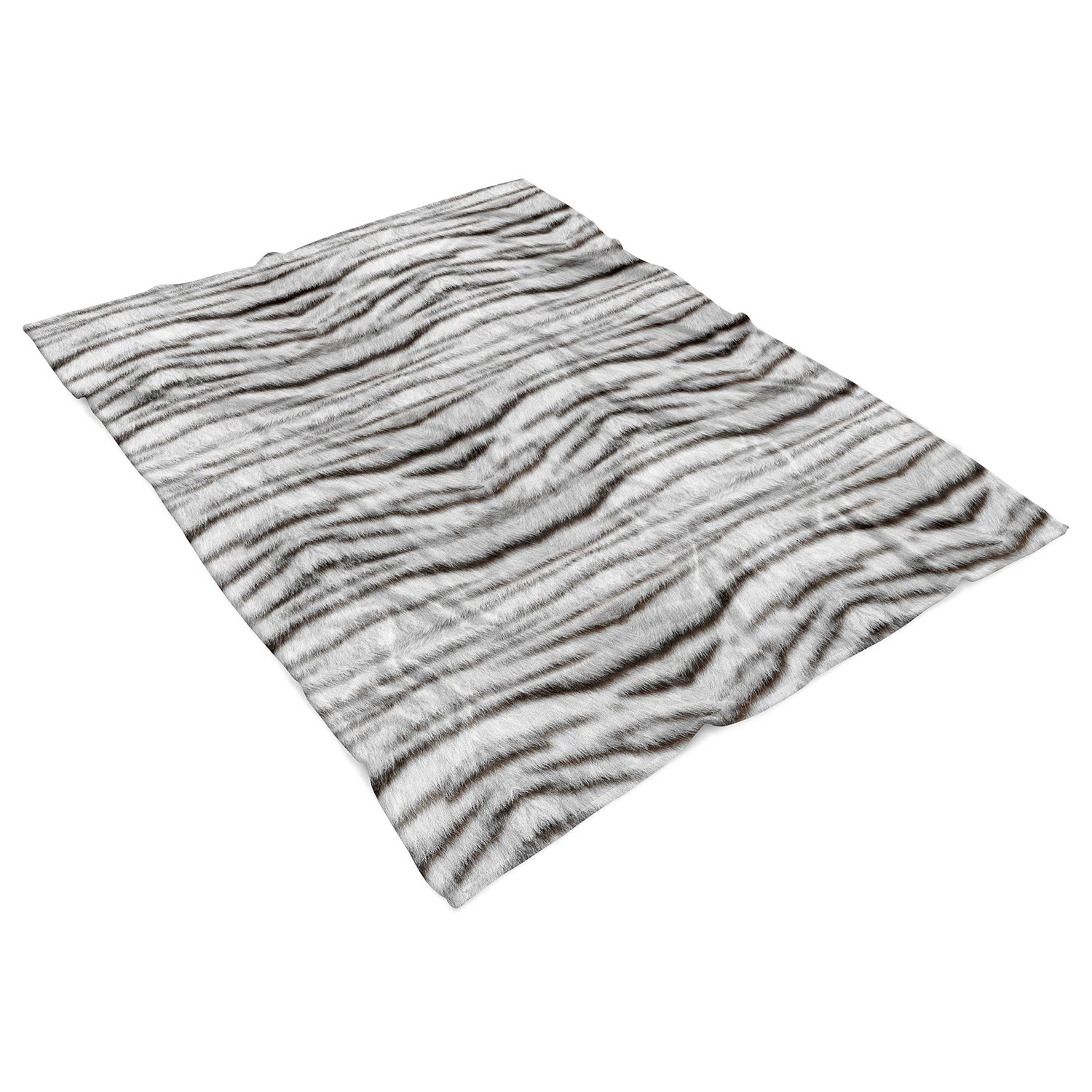 Zo!Home Plaid Siberian White Tiger - Polyester - Gris 5 Zo!Home Plaid Siberian White Tiger - Polyester - Gris – Image 3