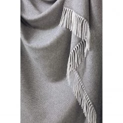 ELLE DECORATION Plaid Gambit - Laine / Cachemire - Gris -France Couvertures Soldes Boutique 1000317759 211228 15505800050 DETAILS P000000001000317759