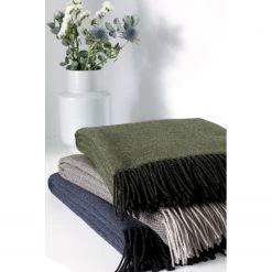 ELLE DECORATION Plaid Gambit - Laine / Cachemire - Gris -France Couvertures Soldes Boutique 1000317759 211228 15505800061 DETAILS P000000001000317759