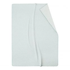 Biederlack Plaid Light Breeze - Tissu mélangé - Bleu clair