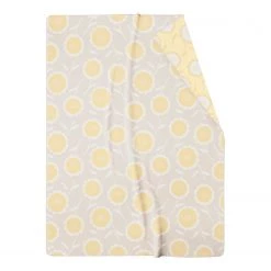 Biederlack Plaid Daisy - Tissu mélangé - Jaune