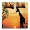 Twentyfour Couvre-lit Girafe - Polyester - Orange / Noir - 220 x 220 cm -France Couvertures Soldes Boutique 1000326879 220121 12323000010 IMAGE P000000001000326879